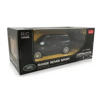 MAȘINĂ CU TELECOMANDĂ RANGE ROVER SPORT  NEGRU CU SCARA 1 LA 24