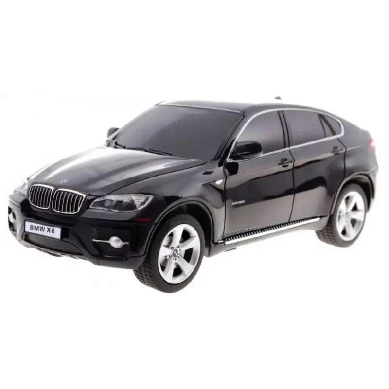 MAȘINĂ CU TELECOMANDĂ BMW X6 NEGRU CU SCARA 1 LA 24