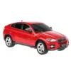 MAȘINĂ CU TELECOMANDĂ BMW X6 ROSU CU SCARA 1 LA 24