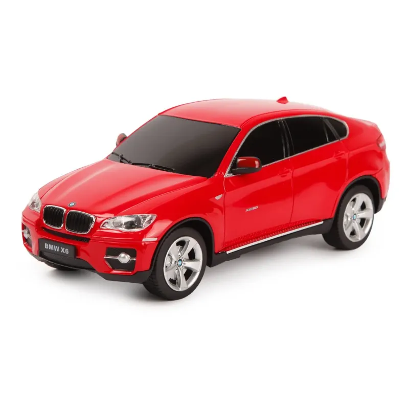 MAȘINĂ CU TELECOMANDĂ BMW X6 ROSU CU SCARA 1 LA 24