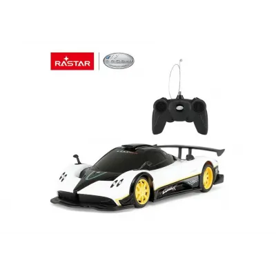MAȘINĂ CU TELECOMANDĂ PAGANI ZONDA R ALB CU SCARA 1 LA 24