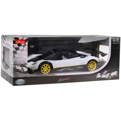 MAȘINĂ CU TELECOMANDĂ PAGANI ZONDA R ALB CU SCARA 1 LA 14