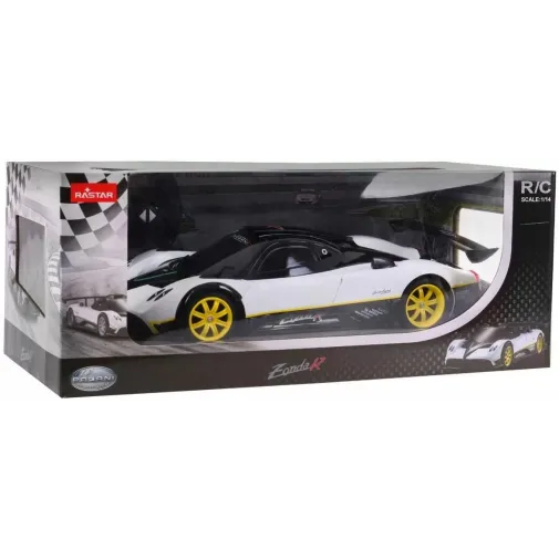 MAȘINĂ CU TELECOMANDĂ PAGANI ZONDA R ALB CU SCARA 1 LA 14
