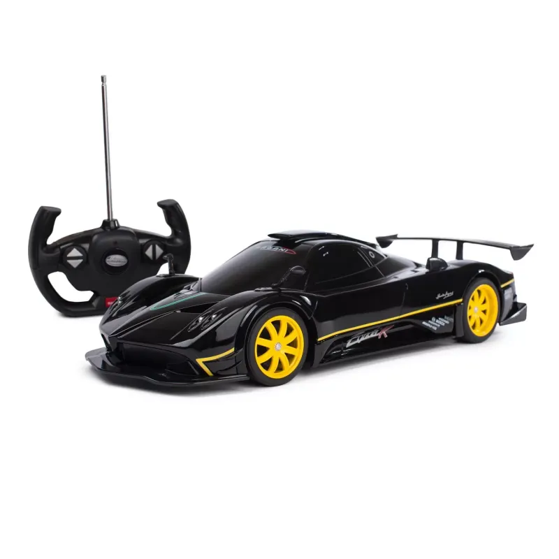 MAȘINĂ CU TELECOMANDĂ PAGANI ZONDA R NEGRU CU SCARA 1 LA 14