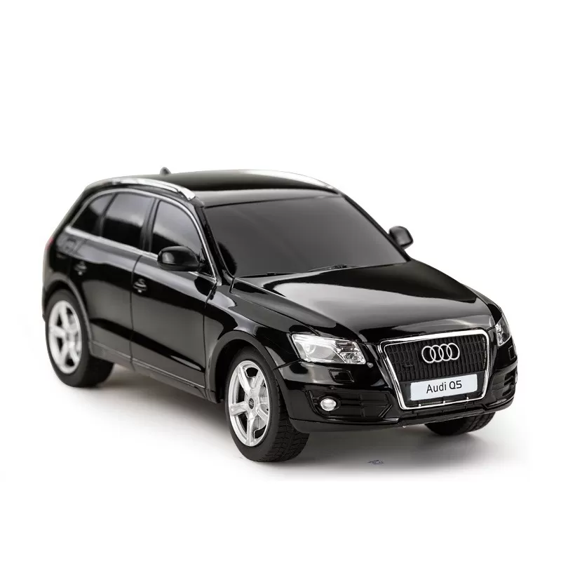 MAȘINĂ CU TELECOMANDĂ AUDI Q5 NEGRU CU SCARA 1 LA 24