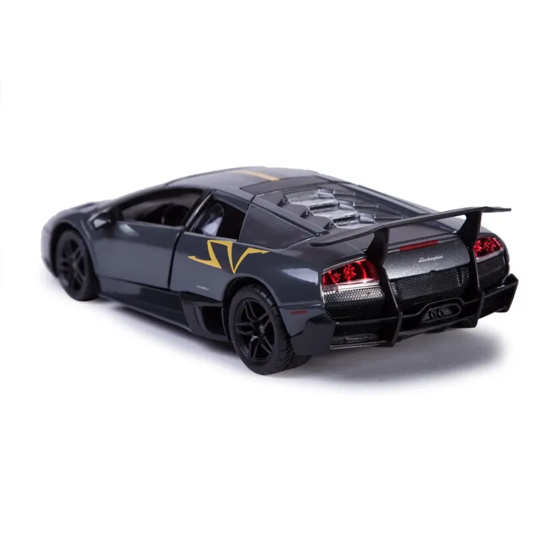 Machetă auto Rastar - LAMBORGHINI Murcielago LP670-4 Gri/Galben - [1:24]