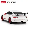 MAȘINĂ CU TELECOMANDĂ PORSCHE GT3 RS ALB CU SCARA 1 LA 24
