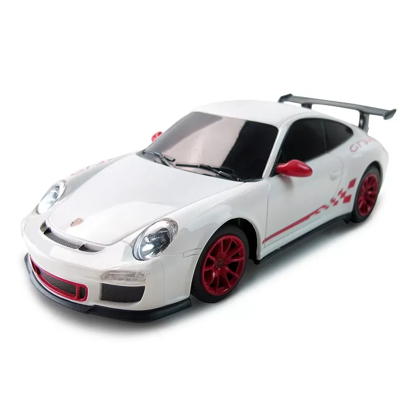 MAȘINĂ CU TELECOMANDĂ PORSCHE GT3 RS ALB CU SCARA 1 LA 24