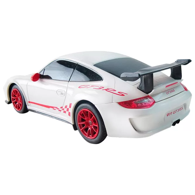 MAȘINĂ CU TELECOMANDĂ PORSCHE GT3 RS ALB CU SCARA 1 LA 24