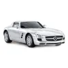 MAȘINĂ CU TELECOMANDĂ MERCEDES-BENZ SLS AMG ARGINTIE SCARA 1 LA 24