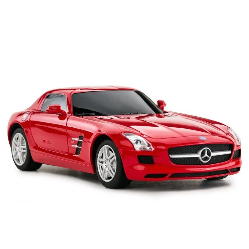 MAȘINĂ CU TELECOMANDĂ MERCEDES-BENZ SLS AMG ROSU SCARA 1 LA 24