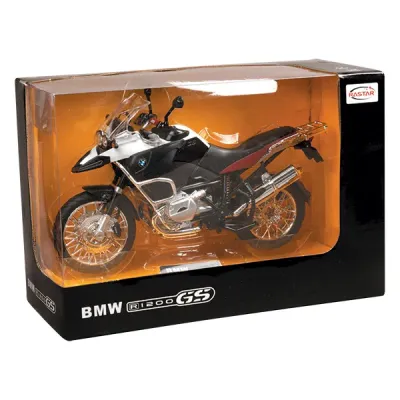 Machetă motocicletă Rastar - BMW RS1200 GS Rosu [1:9]