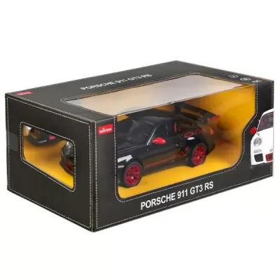 MAȘINĂ CU TELECOMANDĂ PORSCHE GT3 NEGRU CU SCARA 1 LA 14