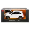 MAȘINĂ CU TELECOMANDĂ PORSCHE CAYENNE TURBO ALB CU SCARA 1 LA 14