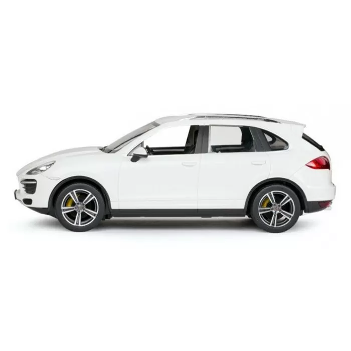 MAȘINĂ CU TELECOMANDĂ PORSCHE CAYENNE TURBO ALB CU SCARA 1 LA 14