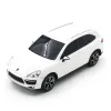 MAȘINĂ CU TELECOMANDĂ PORSCHE CAYENNE TURBO ALB CU SCARA 1 LA 24