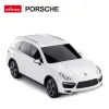 MAȘINĂ CU TELECOMANDĂ PORSCHE CAYENNE TURBO ALB CU SCARA 1 LA 24