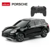 MAȘINĂ CU TELECOMANDĂ PORSCHE CAYENNE TURBO NEGRU CU SCARA 1 LA 24