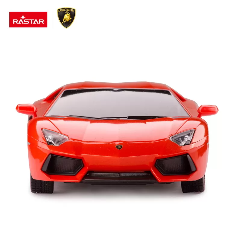 MAȘINĂ CU TELECOMANDĂ LAMBORGHINI AVENTADOR ROSU CU SCARA 1 LA 24