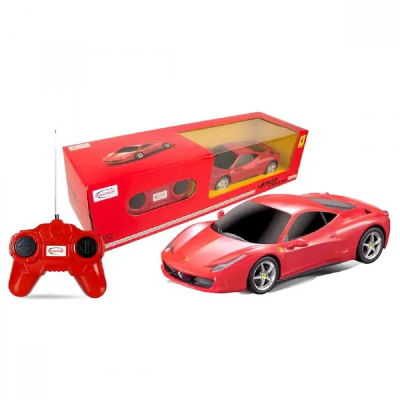 MAȘINĂ CU TELECOMANDĂ FERRARI 458 SCARA 1 LA 24
