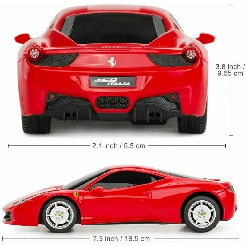 MAȘINĂ CU TELECOMANDĂ FERRARI 458 SCARA 1 LA 24