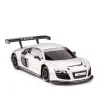 MAȘINĂ CU TELECOMANDĂ AUDI R8 ALB CU SCARA 1 LA 24