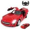 MAȘINĂ CU TELECOMANDĂ MERCEDES-BENZ SLS ROSU SCARA 1 LA 14