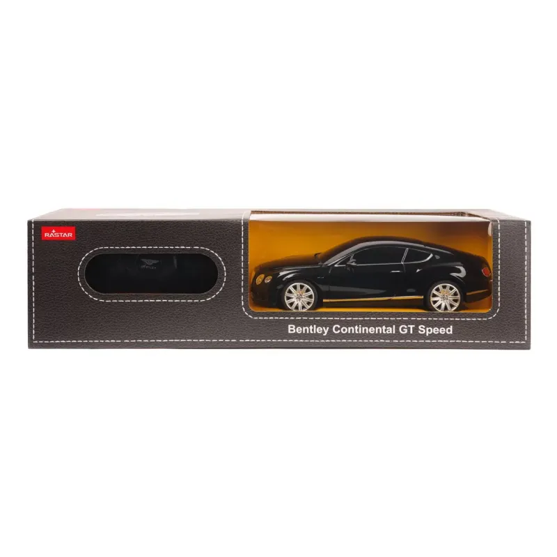 MAȘINĂ CU TELECOMANDĂ BENTLEY CONTINENTAL GT NEGRU CU SCARA 1 LA 24