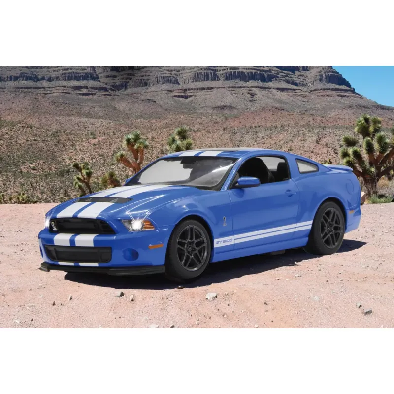 MAȘINĂ CU TELECOMANDĂ FORD SHELBY GT500 ALBASTRU CU SCARA 1 LA 14
