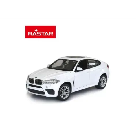 Machetă auto Rastar - BMW X6M Alb [1:24]