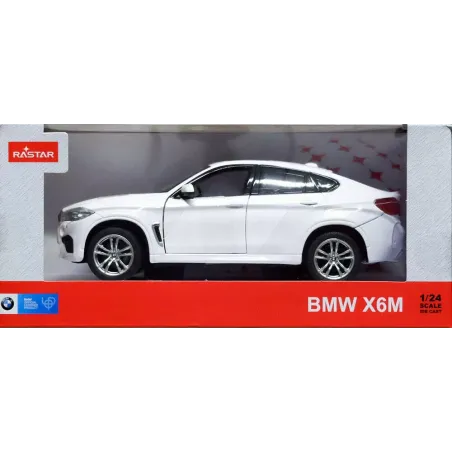 Machetă auto Rastar - BMW X6M Alb [1:24]