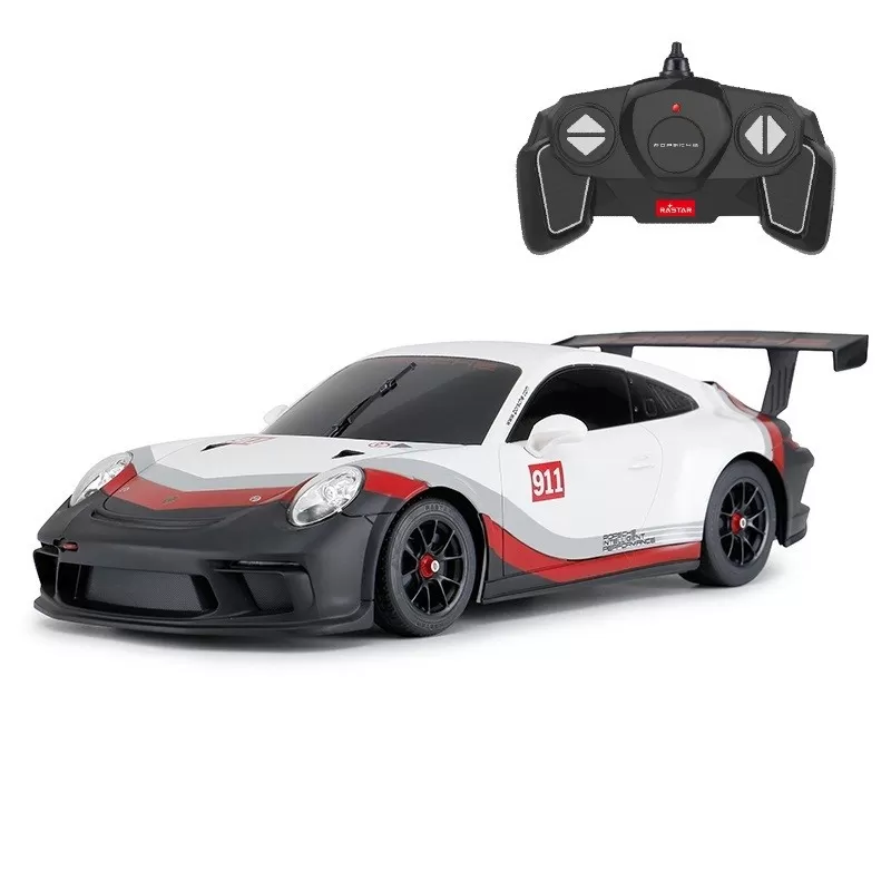 MAȘINĂ CU TELECOMANDĂ PORSCHE 911 GT3 CUP SCARA 1 LA 18