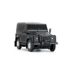 MAȘINUȚĂ METALICĂ CONVERTIBILA LAND ROVER DEFENDER NEGRU CU SCARA 1 LA 32
