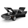 Machetă auto Rastar - DODGE CHARGER R/T 1970 Negru [1:36]