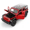 Machetă auto Rastar - JEEP WRANGLER RUBICON 4XE Rosu [1 LA 24]