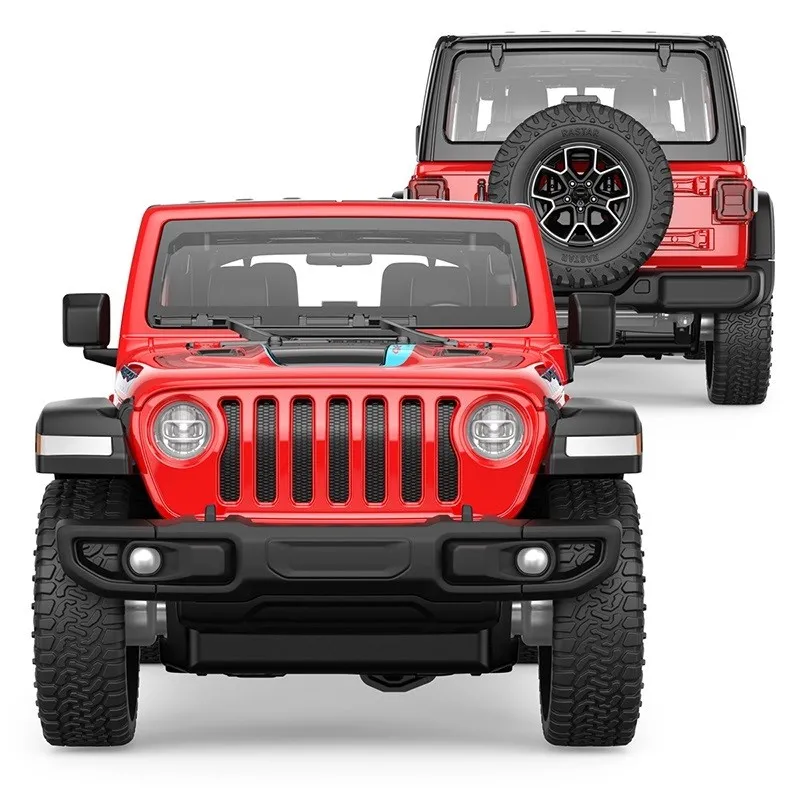 Machetă auto Rastar - JEEP WRANGLER RUBICON 4XE Rosu [1:32]