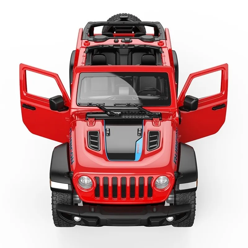 Machetă auto Rastar - JEEP WRANGLER RUBICON 4XE Rosu [1:32]