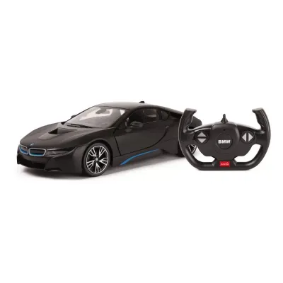 MAȘINĂ CU TELECOMANDĂ BMW I8 NEGRU SCARA 1 LA 14