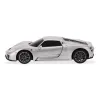 MAȘINĂ CU TELECOMANDĂ PORSCHE 918 SPYDER ARGINTIU CU SCARA 1 LA 24