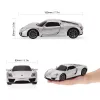 MAȘINĂ CU TELECOMANDĂ PORSCHE 918 SPYDER ARGINTIU CU SCARA 1 LA 24