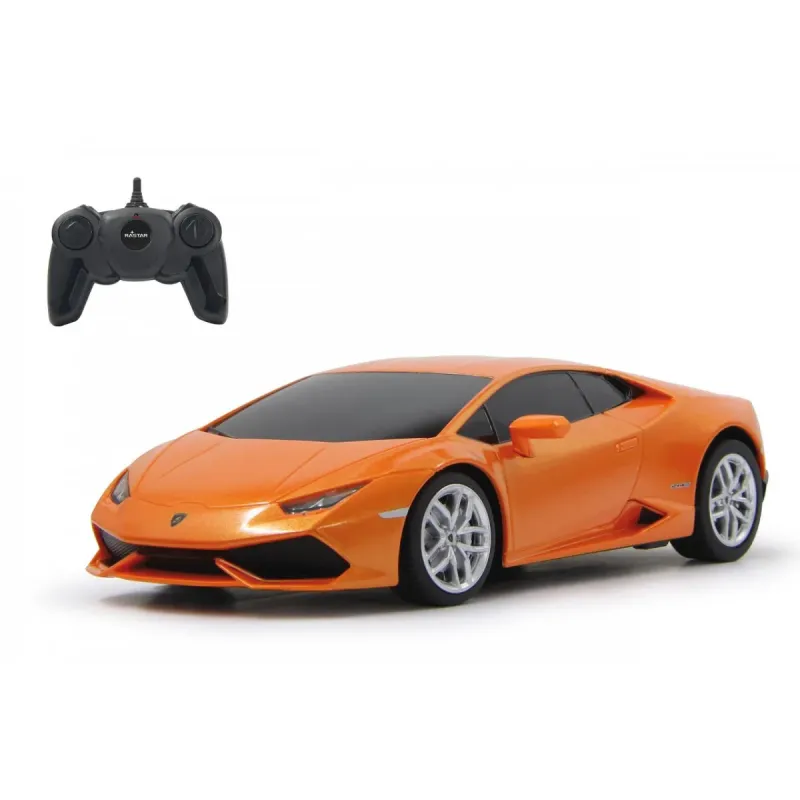 MAȘINĂ CU TELECOMANDĂ LAMBORGHINI HURACÁN LP610-4 PORTOCALIU CU SCARA 1 LA 24