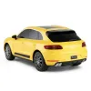 MAȘINĂ CU TELECOMANDĂ PORSCHE MACAN TURBO GALBEN CU SCARA 1 LA 24