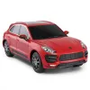 MAȘINĂ CU TELECOMANDĂ PORSCHE MACAN TURBO ROSU CU SCARA 1 LA 24