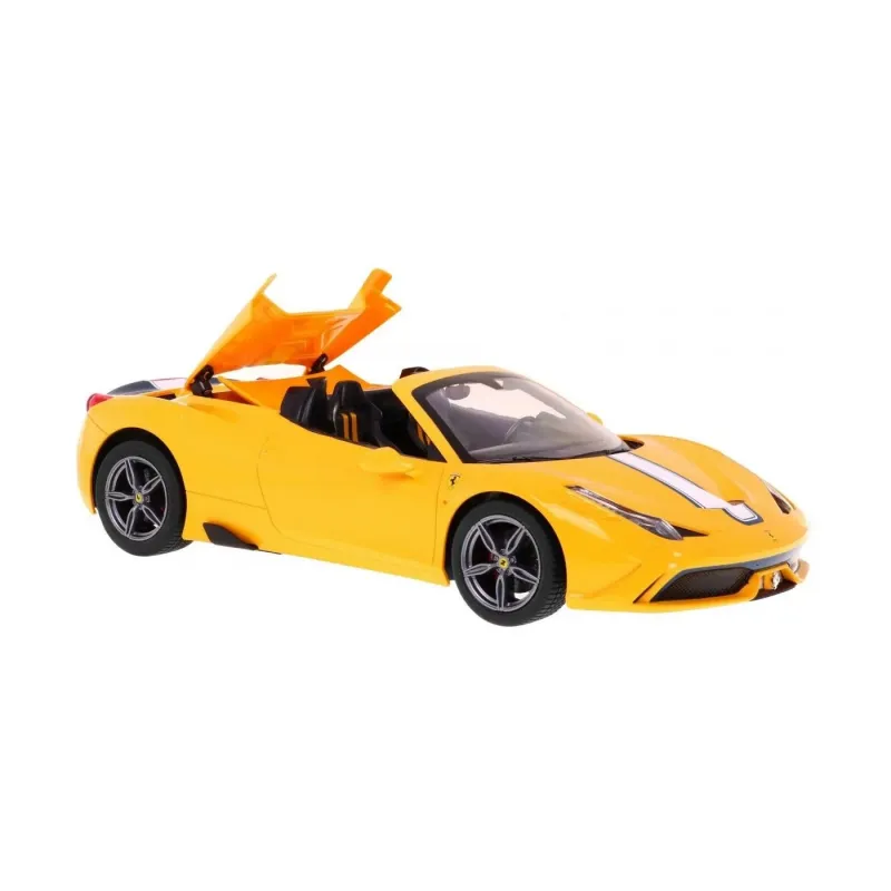 MAȘINĂ CU TELECOMANDĂ FERRARI 458 SPECIALE A GALBEN SCARA 1 LA 14