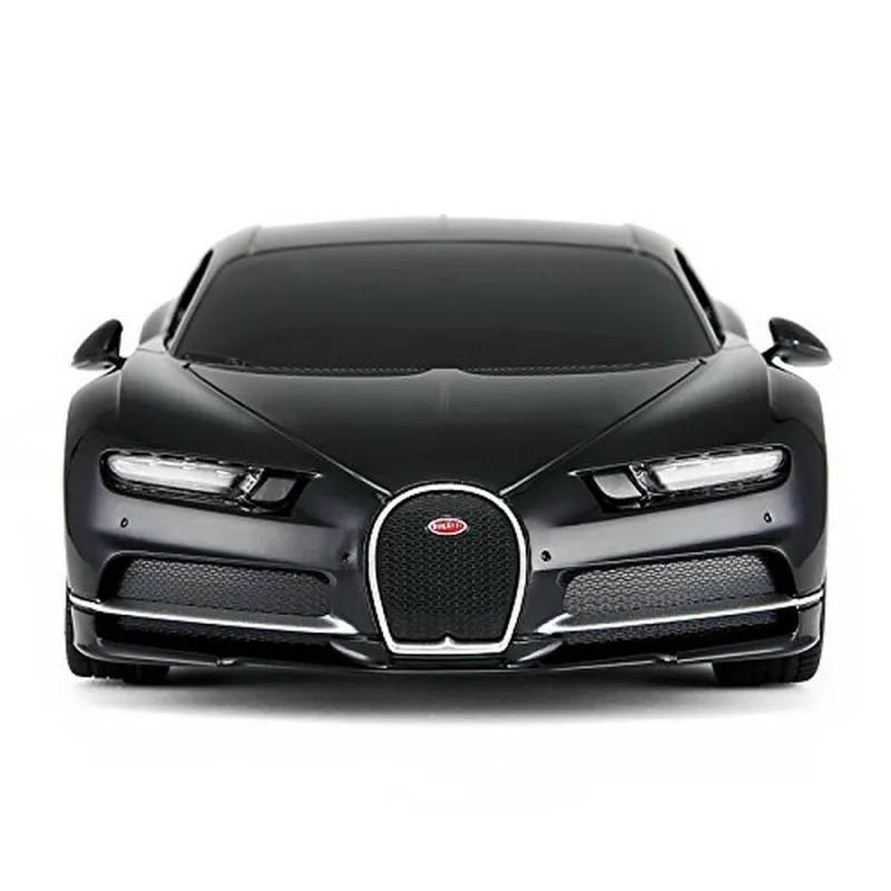 MAȘINĂ CU TELECOMANDĂ BUGATTI CHIRON NEGRU CU SCARA 1 LA 24