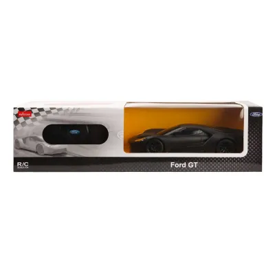 MAȘINĂ CU TELECOMANDĂ FORD GT NEGRU SCARA 1 LA 24