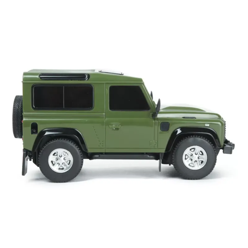 MAȘINĂ CU TELECOMANDĂ LAND ROVER DEFENDER VERDE CU SCARA 1 LA 24