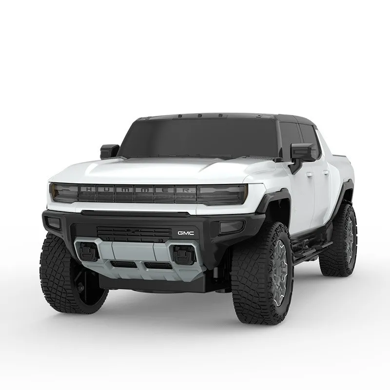 MAȘINĂ CU TELECOMANDĂ HUMMER EV ALB CU SCARA 1 LA 24