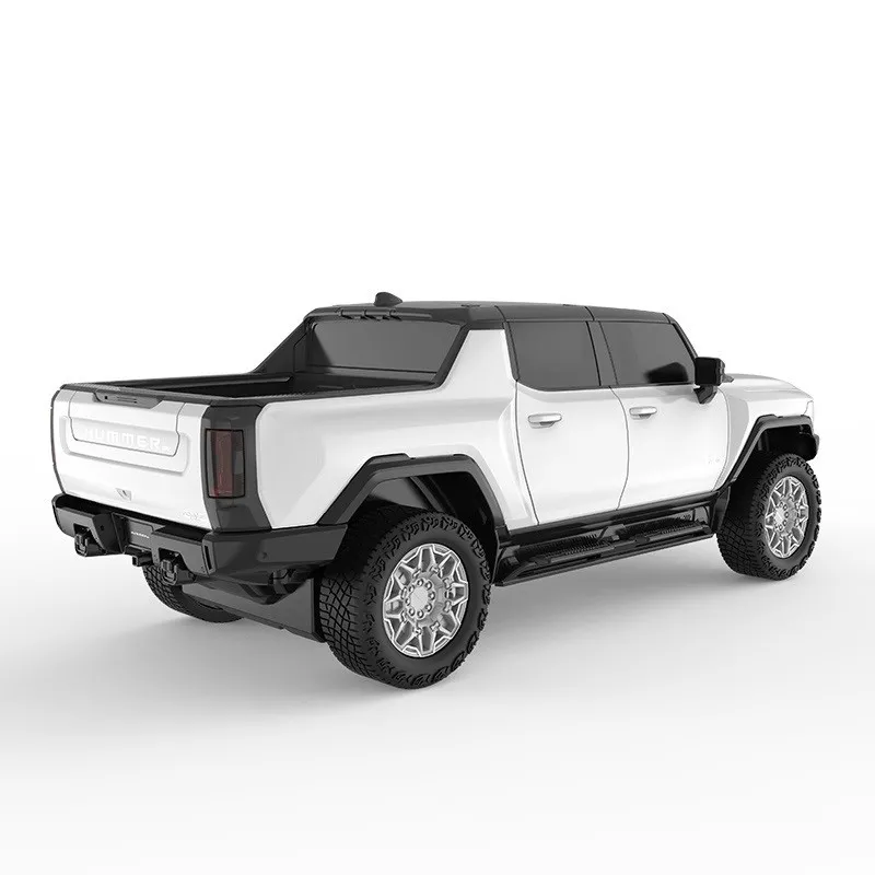 MAȘINĂ CU TELECOMANDĂ HUMMER EV ALB CU SCARA 1 LA 24