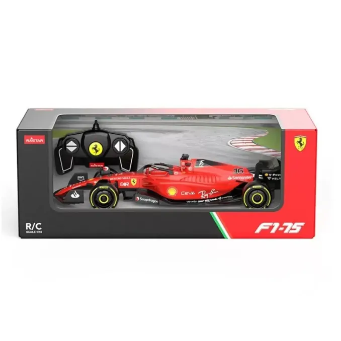 MAȘINĂ CU TELECOMANDĂ FERRARI F1 75 SCARA 1 LA 18